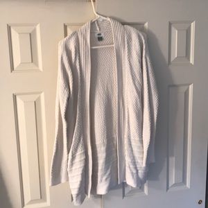 Old Navy white cardigan